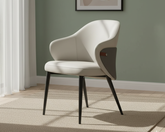 Carisa Leatherette Dining Chair