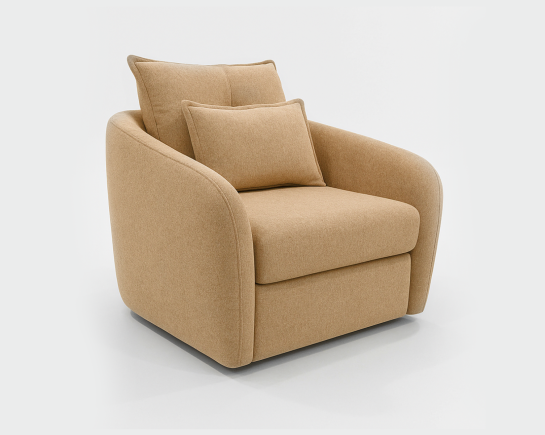 Camilo Fabric Single Seater Sofa