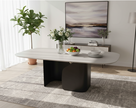 Pazia 8 Seater Marble Dining Table