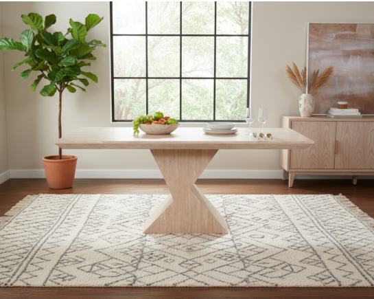 Enrico 6 Seater Marble Dining Table