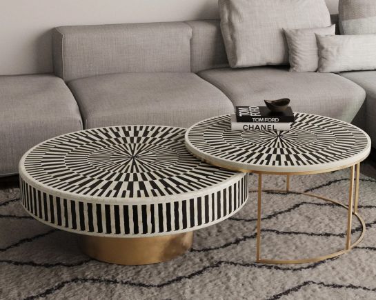 Aiyana Coffee & End Table Set