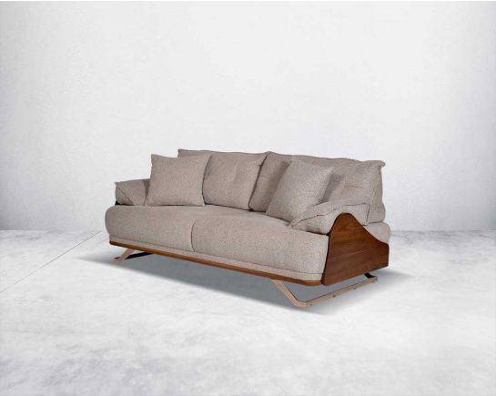 2 Seater Fabric Sofa with 2 cushions