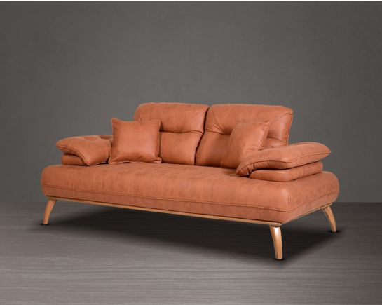 2 Seater Fabric Sofa with 2 cushions