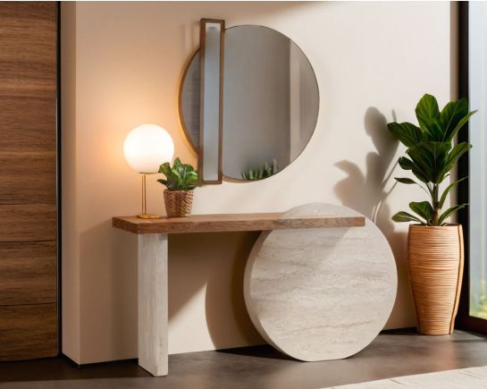 Mavia Console Table With Mirror
