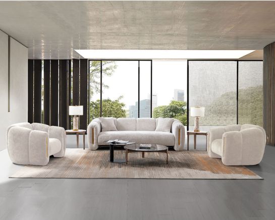 Bricia Fabric Sofa Set