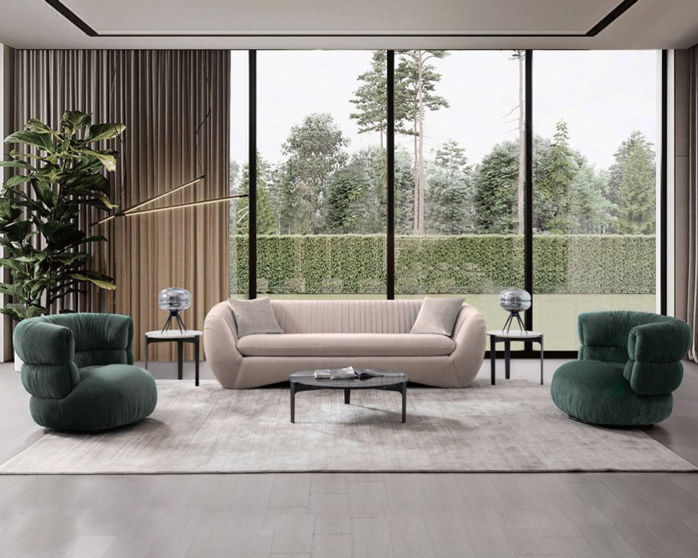 Odelia Fabric Sofa Set